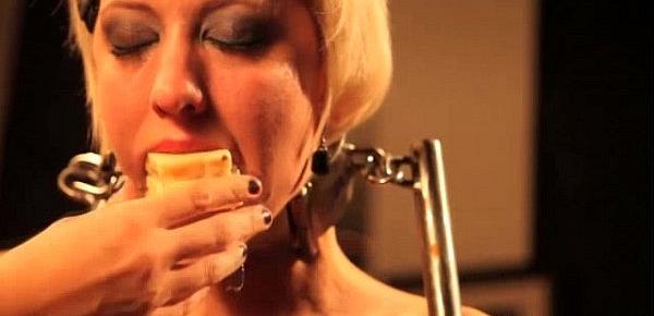 Lezdom mistresses punishment of weak sub